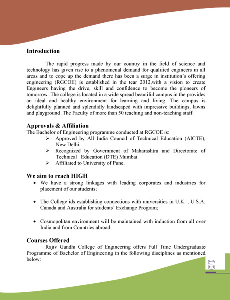 RGCOE BROCHURE